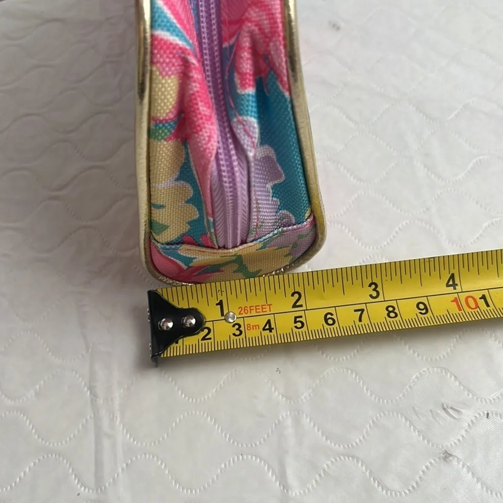 Lilly Pulitzer x Estée Lauder multicolor cosmetic case